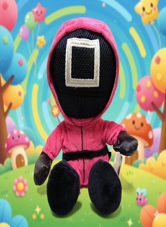 STRIDERS دمية ستريدرز القطيفة - عامل القناع المربع، لعبة محشوة فاخرة ناعمة ومريحة للعناق | هدية مثالية لهواة الجمع والمعجبين | مثالية للعب والعرض والسفر وتزيين الغرفة | 10 بوصات - Image 3